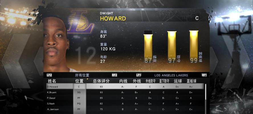 《NBA2k12》游戏操作技术全攻略（掌握篮球赛场的绝活）